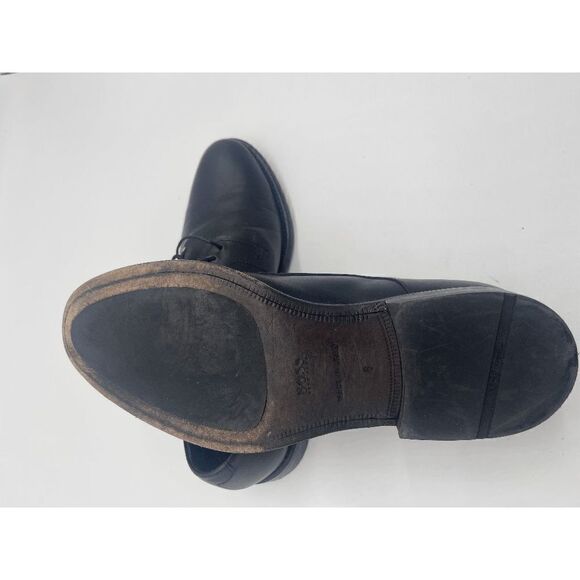 Hugo Boss Men Shoes Lace Up Leather Shoes Sz 6 Made in Italy Black main image 5